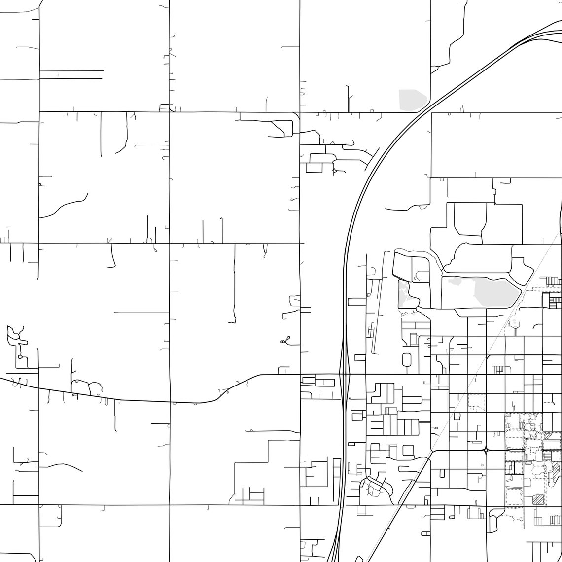 Rexburg Map Print Rexburg Map Poster Wall Art Id City Map Etsy