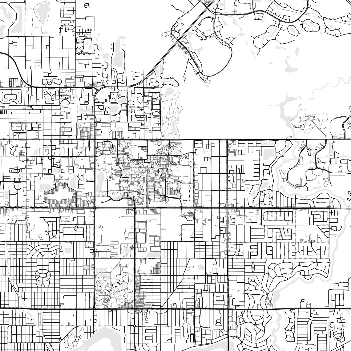 Temple Terrace Map Print Temple Terrace Map Poster Wall Art Etsy