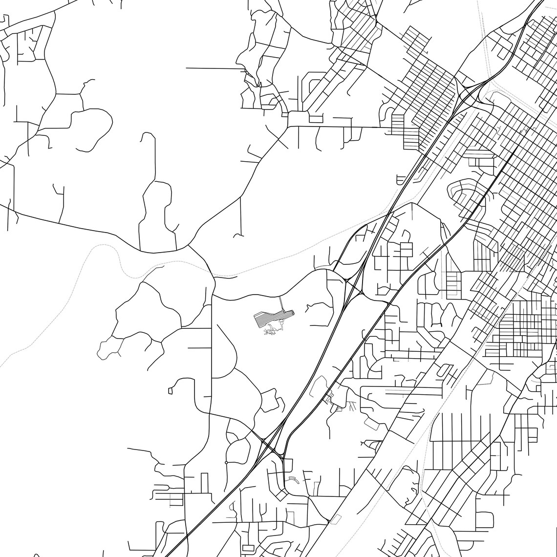 Bessemer Map Print Bessemer Map Poster Wall Art Al City Map Etsy