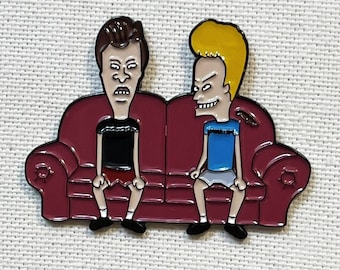 Beavis and Butt-Head Metall Emaille Pin Anstecker Anstecknadel Tasche Rucksack Badge Accessoire