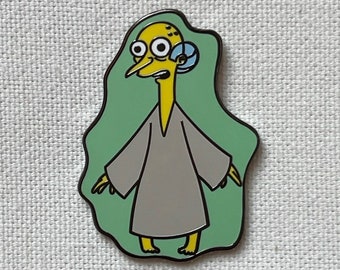 Mr. Burns Alien Die Simpsons Metall Emaille Pin Anstecker