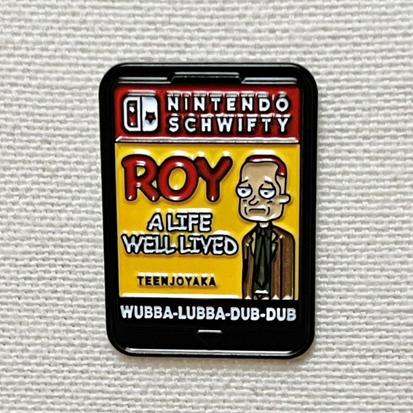 Nintendo Schwifty Roy Esmalte Pin - Wubba Lubba Dub Dub