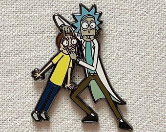 Rick et Morty Metall Emaille Pin Anstecker