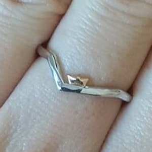 Ring Welle Miniatur Papierboot 925 Sterling Silber Origami Boot Schiff Schiffchen Größenverstellbar Maritim Zierlich Minimalistisch