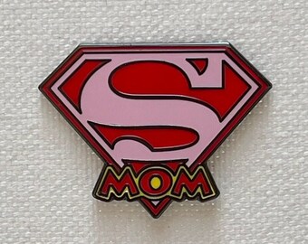 Super Mom Metall Emaille Pin Anstecker stellen