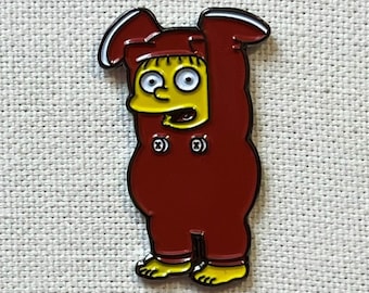 Ralph Wiggum Die Simpsons Metall Emaille Pin Anstecker 90's Cartoon