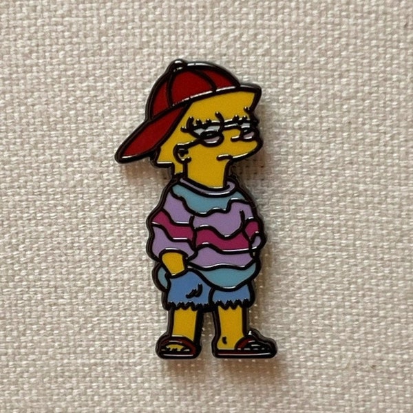 Lisa Simpson Die Simpsons Metall Emaille Pin's Anstecker Été de 4 pieds 2