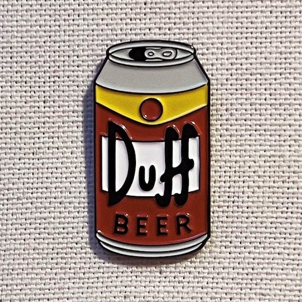 Duff Bier Dose Die Simpsons Metall Emaille Pin Anstecker