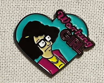 Bob's Burgers - Tina Belcher -Working Girl Metall Emaille verzieren Pin Anstecker