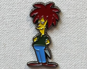 Sideshow Bob Die Simpsons Tingel Tangel Bob Metall Emaille Pin Anstecker 90er Jahre Cartoon