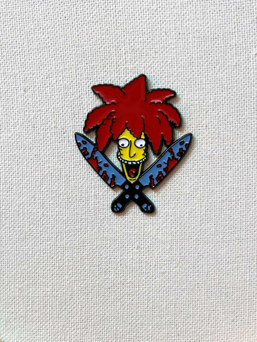 Crazy Sideshow Bob Die Simpsons Tingel Tangel Bob Metall Emaille Pin Anstecker 90
