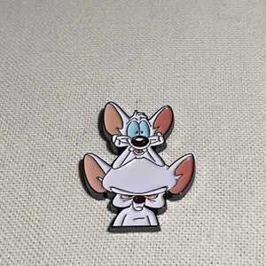 Pinky and the Brain Metall Emaille Pin Anstecker Bild 4