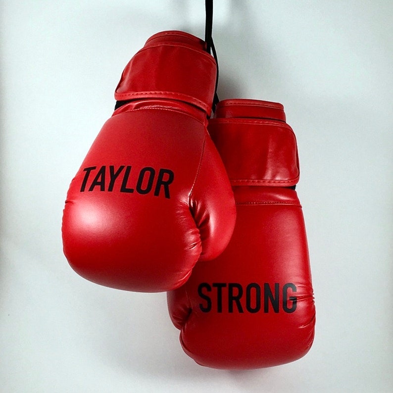 Personalized Boxing Gloves / Adult Size 12 Oz. / Inspirational Gift for