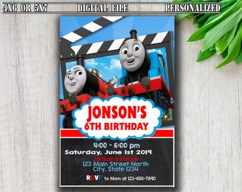 Thomas Invitation Etsy
