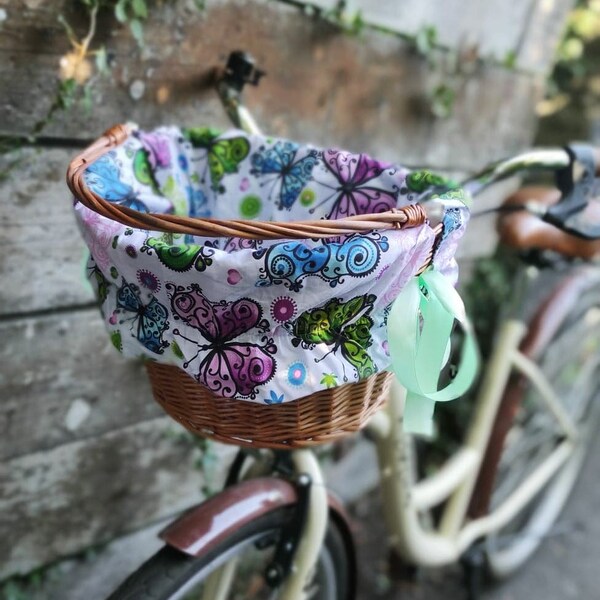 Bicycle Basket Liner Etsy