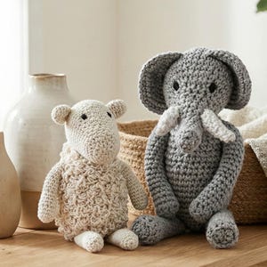 100% biologisch katoenen babyschaap - knuffeldier milieuvriendelijk speelgoed Geen synthetische materialen afbeelding 4