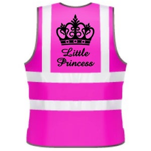 Custom Kids Hi-Viz Printed Little Princess Safety Wear Kids NEO00973K