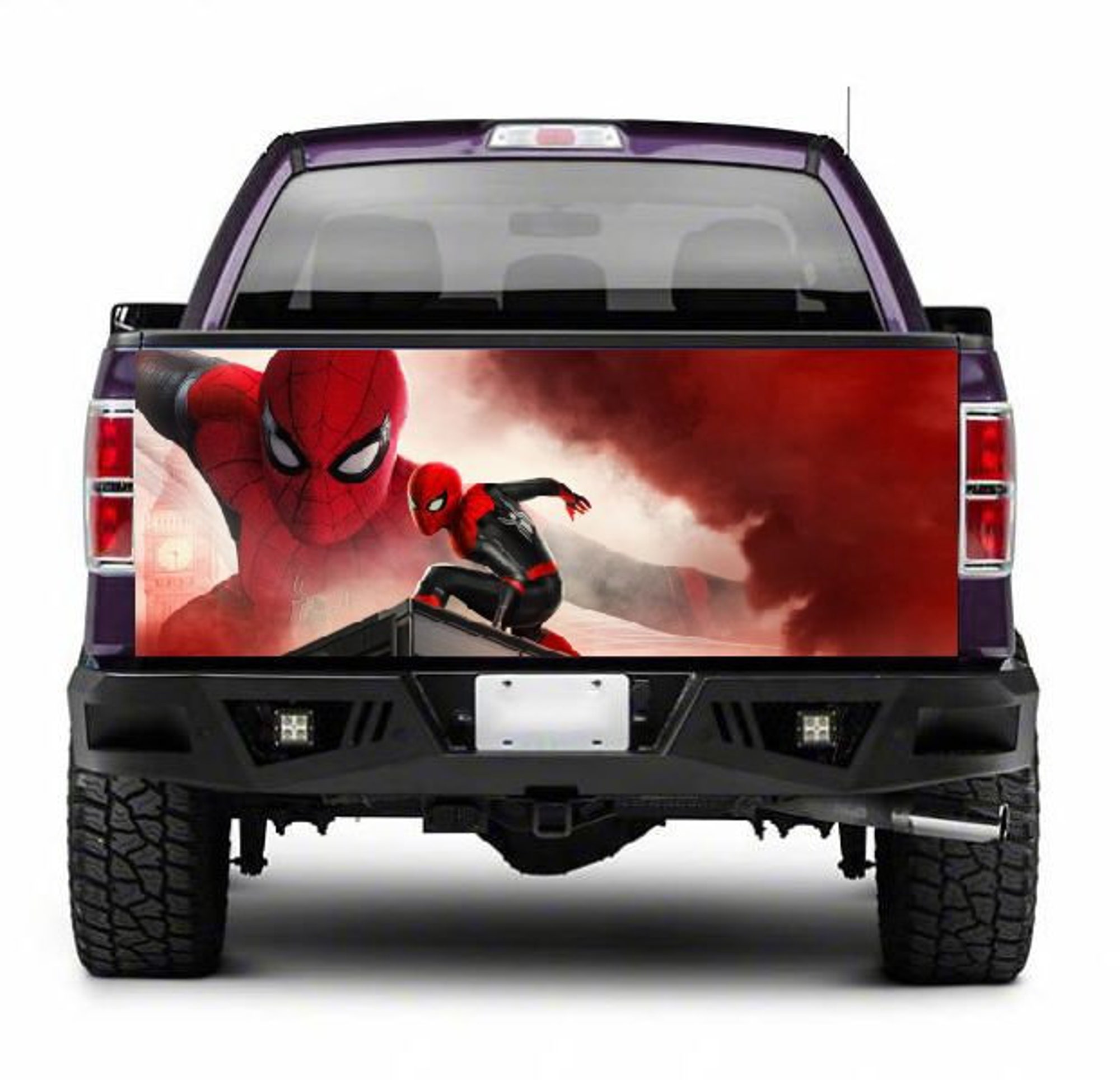Spiderman Truck Bed Decal, Car Decor, Car Accessories