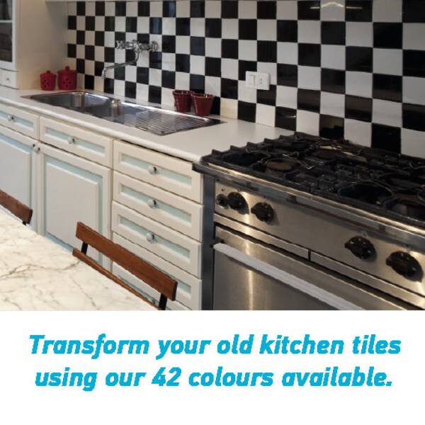 Bathroom Tile Stickers Etsy UK