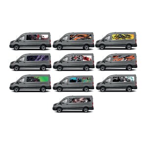 LWBFC11-20 LWBバンパネルラップキット フォード、ボクスホール、フォルクスワーゲン、メルセデス、フィアット用 様々なデザインからお選びいただけます