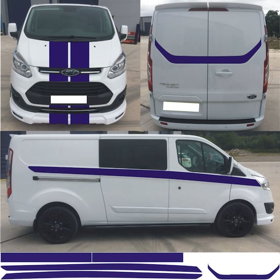 Ford Transit Custom SWB M Sports Van Graphics Van Sticker Van Camper Vans, Black