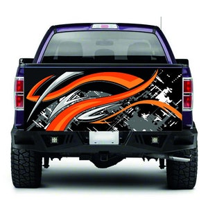 TAIL091-100 Tailgate Truck Wrap Printed Pick-up Graphics Vinyl F-150 Toyota Hilux L200 Navara Dodge Amarok Ranger Various Designs Available