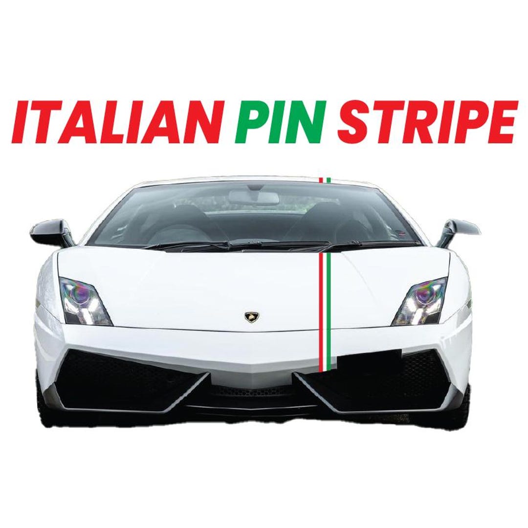 ITRP Italy Racing Pin Stripes 1.2m (1200mm) Long Laminated for Renault ...