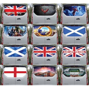 FORDT020-31 フォードトランジットカスタムSWB LWBリアパネルグラフィックステッカーラップエアリリースビニール用テールゲートラップ