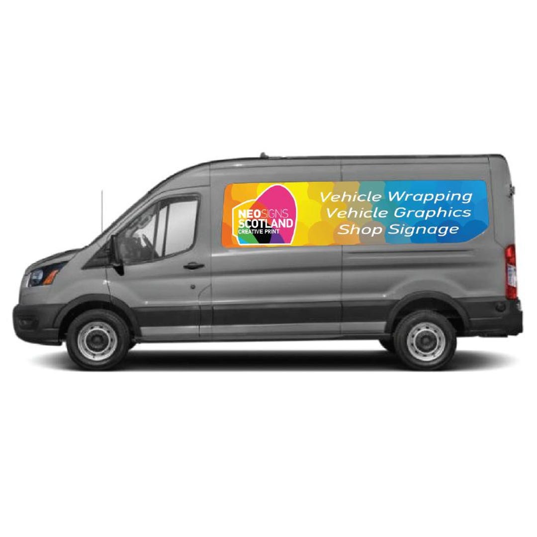 VAN14 Lwb Van Panel Wrap Kit Full Colour Sign Writing Vehicle Lettering ...