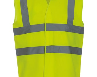 ADULTS HI-VIZ PRINTED CAUTION YOUNG HORSE TRAINING SAFETY WEAR FOR HORSE RIDING 