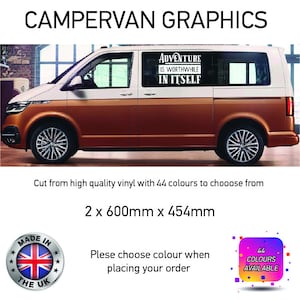 SCG33-37 Small Universal Campervan motorhome graphics decals stickers various Designs and sizes available Vw Mercedes Ford Renault T4 T5 T6