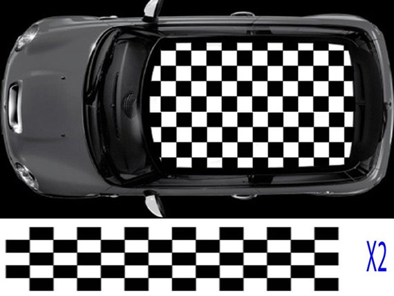 2x Autocollants stickers vinyle voiture côté Déchiré racing coleur