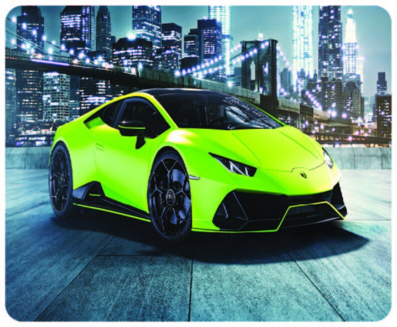 Printed Mouse Mat for Computer PC Laptop Anti-Slip Mousepad Car Designs MM20 21-30