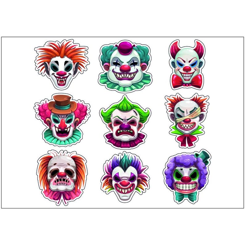 PS141-150 A4 Sticker Sheet Decals Wall Self Adhesive Vinyl Various ...