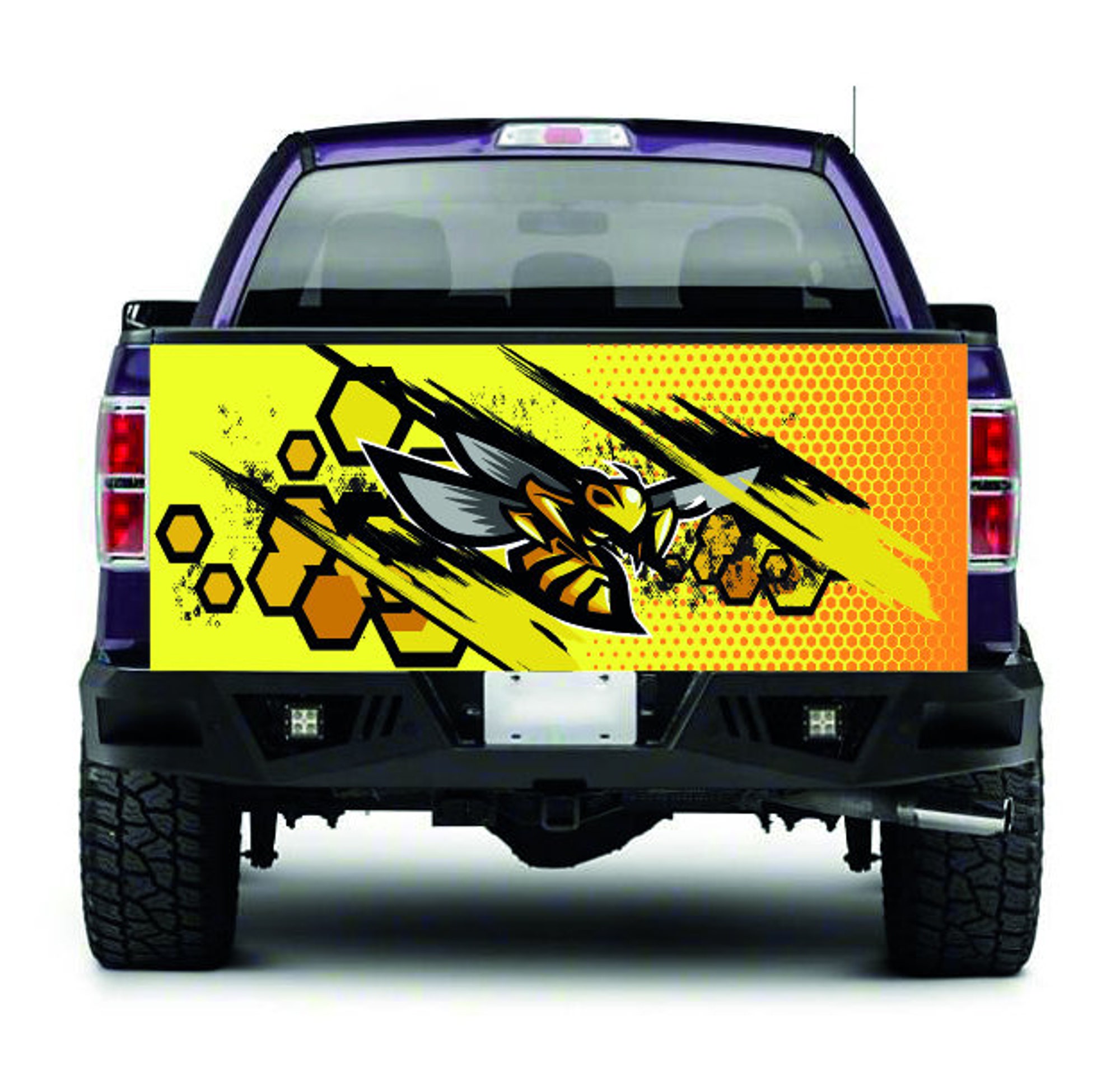 Warrior Truck Bed Decal, Car Decor, Car Accessories