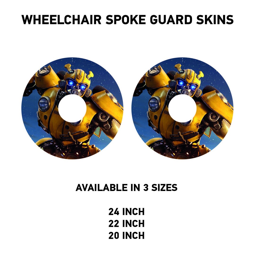 WCGW0021 Wheelchair Spoke Guard Wrap Graphics Stickers Vinyl Lots of