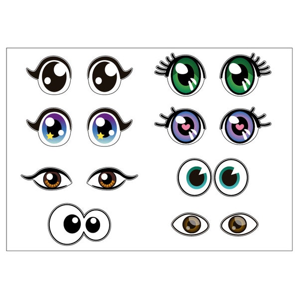 Eyes Sticker Etsy