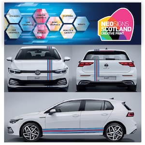 MRK02 Martini Racing Kit For Gulf Printed Laminated Latex Vinyl Sticker Various Kits Available