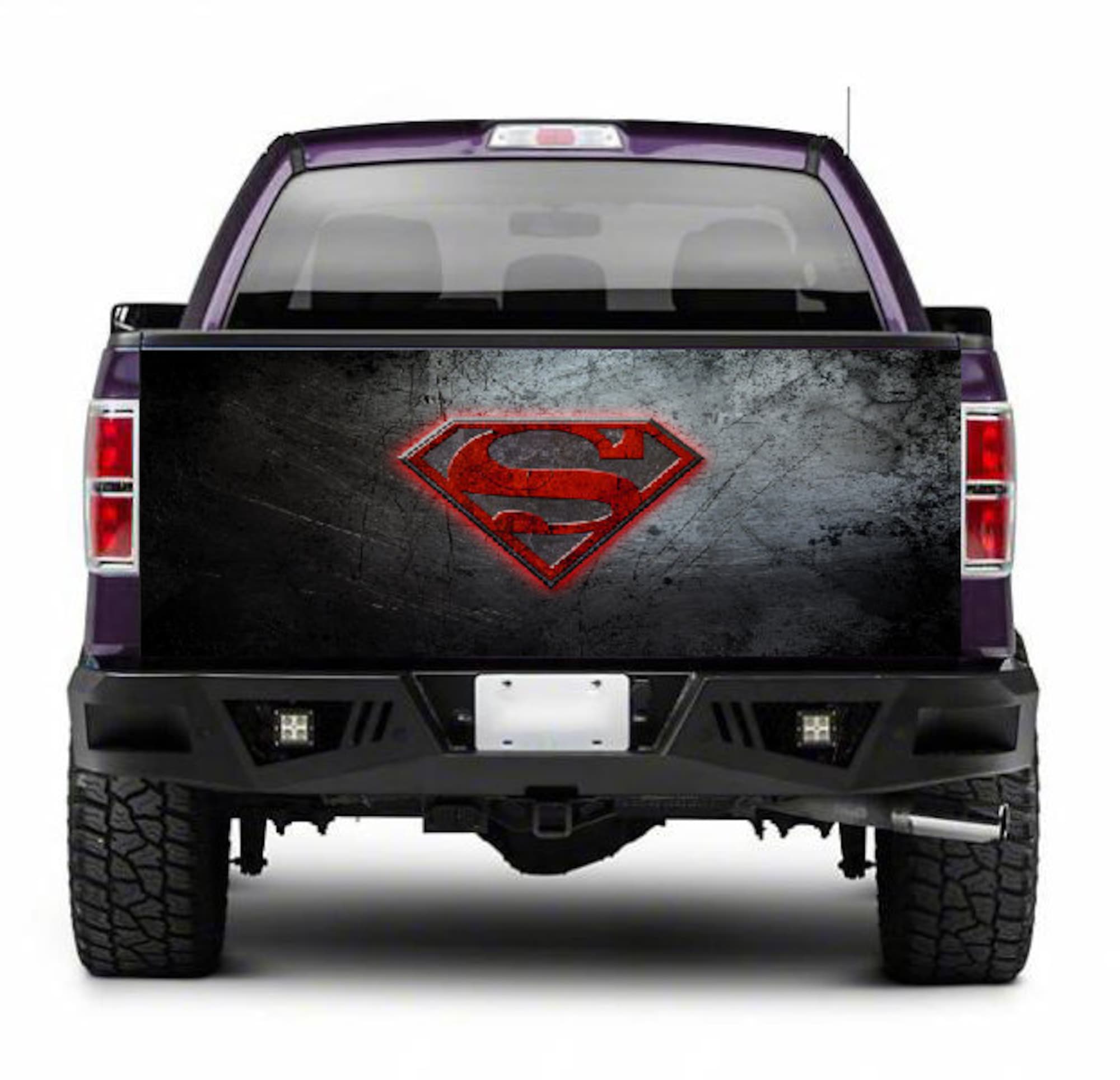 Superman Truck Bed Decal, Car Decor, Car Accessories