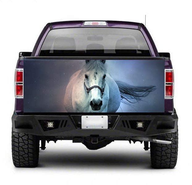 Discover Running Horse Truck Bed Decal