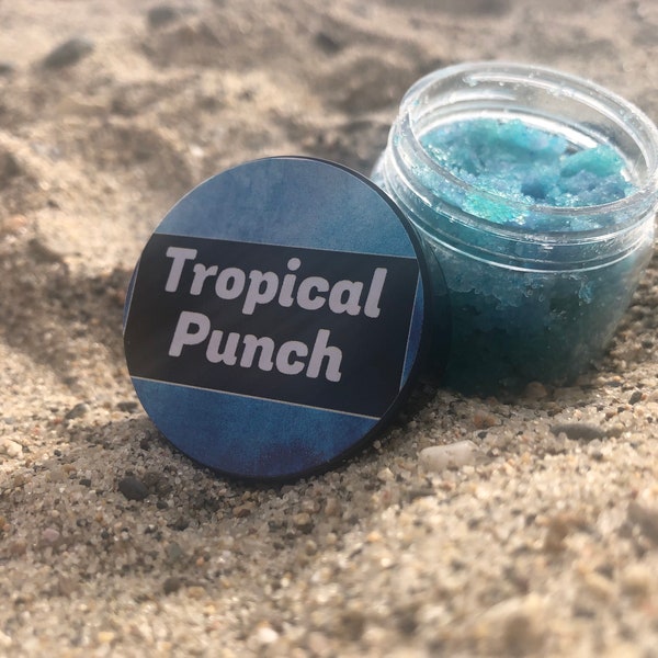 tropical punch lip scrub