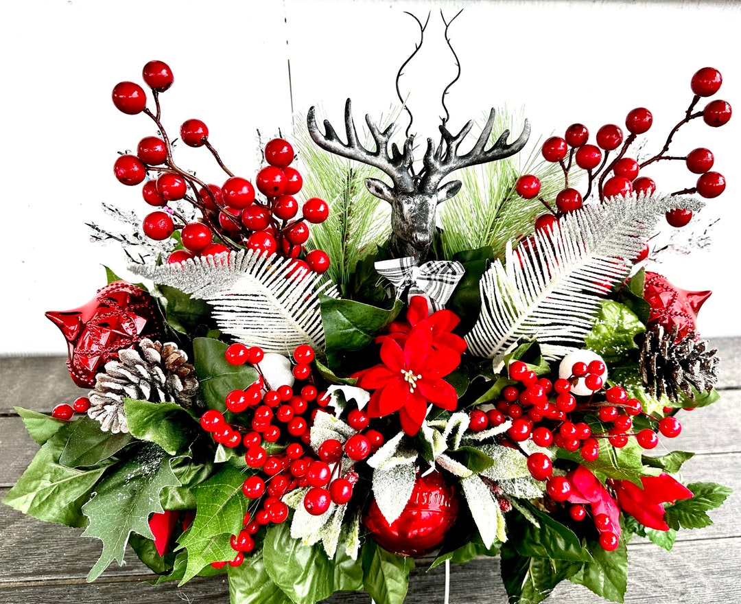 Christmas Saddle Cemetery Saddle Christmas Topper Etsy