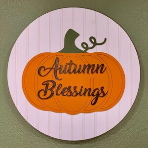 Fall Pumpkin Sign