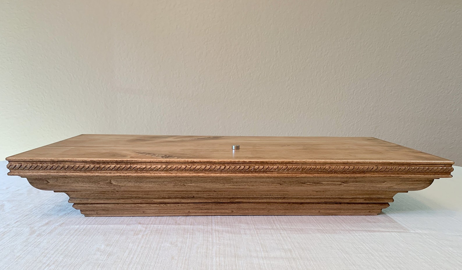 Wood Floating Shelf With Hidden Compartment - Perfect for Small Spaces ...