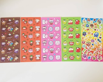 Cola 4 Block Vintage Trend Matte Scratch /& Sniff Stickers Mint!!