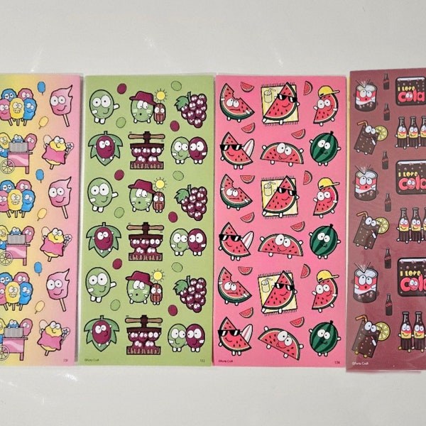 NEW Scented Scratch N Sniff Smelly Stickers! You Choose!