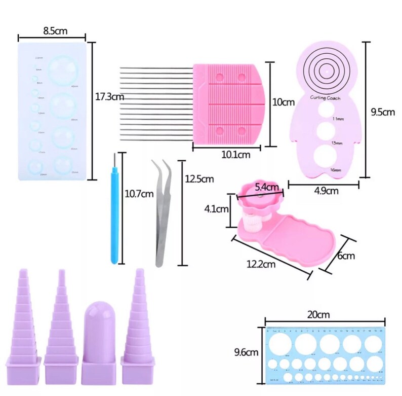 Beginner quilling tools set Quilling Paper Art Quilling Art Tools