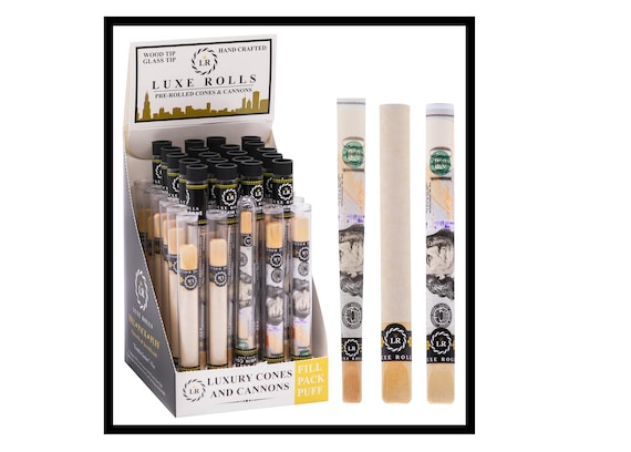 Cones + Supply 98mm Luxe Sized Pre Rolled Hemp Paper Cones