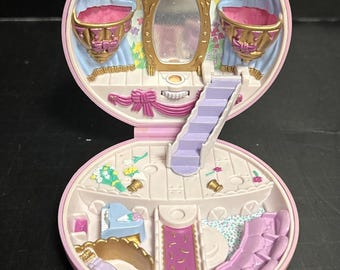Preowned Bluebird Polly Pocket Playset Toy 1993 Ballerina Compact No Figure Vintage READ DESCRIPTION