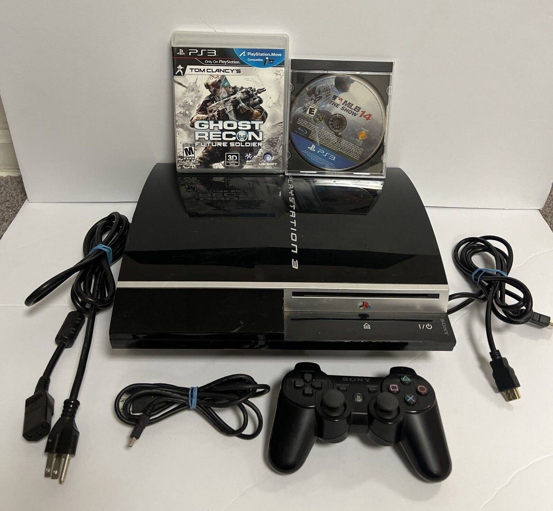 Preowned Sony Playstation 3 PS3 Fat Cechl01 PS1 Backwards Compatible